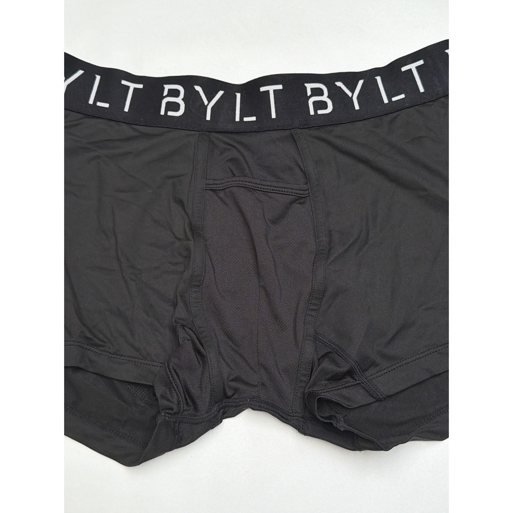 BYLT Men's Black Premium Basics Boxer Briefs Size L Performance Underwear - Picture 3 of 7